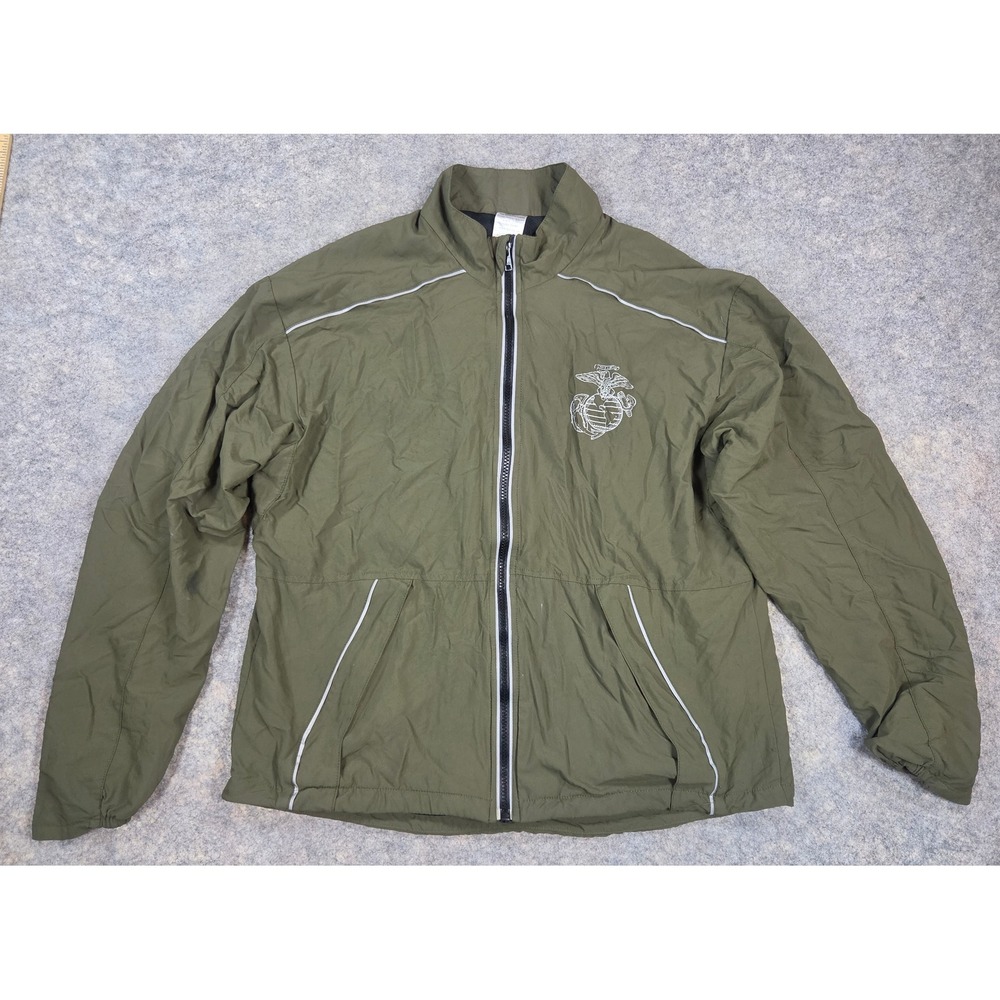 USMC Marine Corps Running Jacket Olive Drab SND Manufacturing Small Short SPE1C1